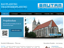 Tablet Screenshot of bautra-gmbh.de